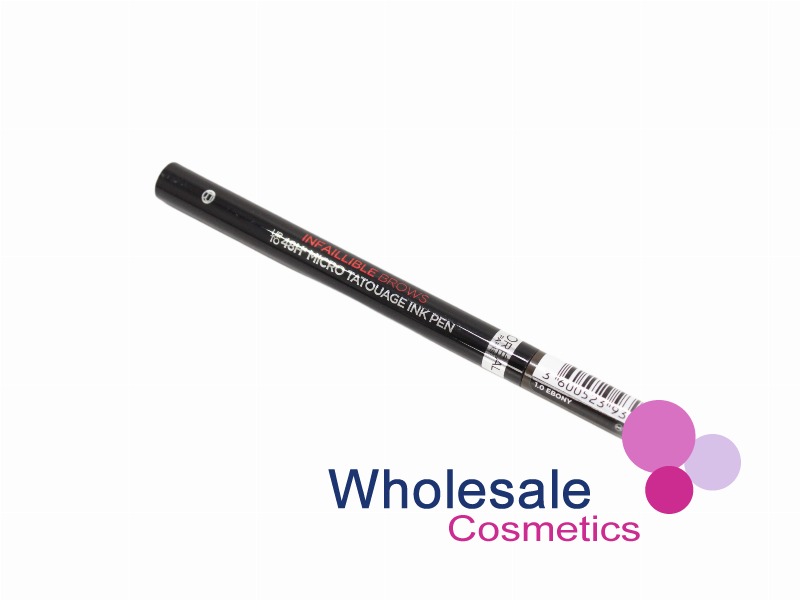 12 x L'Oreal Paris Infaillible Brow 48H Micro Tatouage Ink Pen - 1.0 EBONY